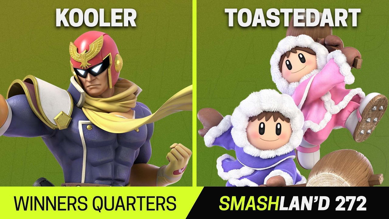 SmashLAN'd 272 Winners Quarters - Kooler (Captain Falcon) vs ToastedArt (Ice Climbers) - SSBU
