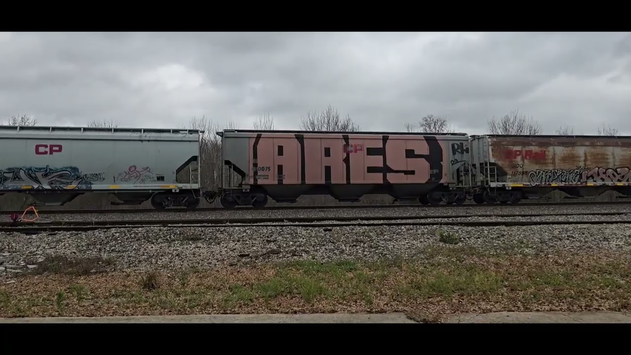 CPKC EASTBOUND GRAIN TRAIN FIRST CATCH OF THE DAY  03 15 26