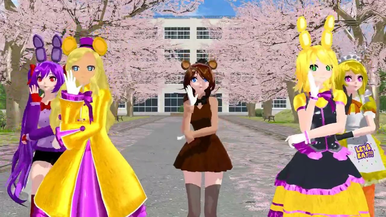 MMD FNAF - Lamb (Fredbear and Friends)