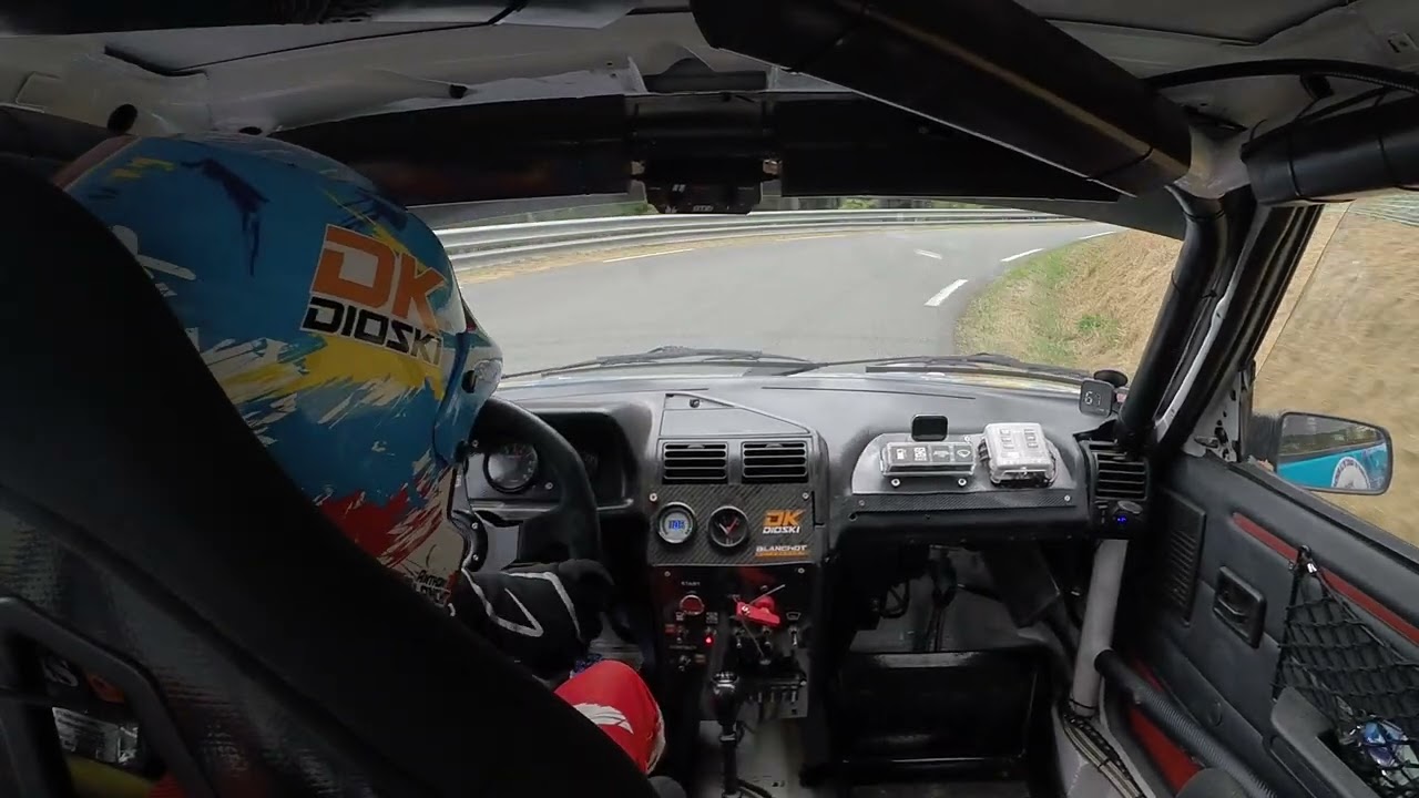 Course de côte Dunières 2025 - Peugeot 205 GTi 1.9 grA VHC (camera embarquée)