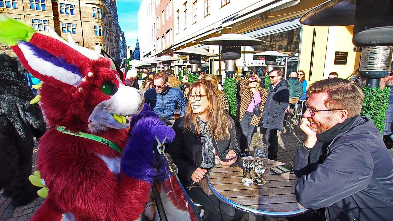 All the Best Moments from NordicFuzzCon 2024 Fursuiter-Parade in Malmö 🎉✨🐾 Furries, Fursuiters, Furs
