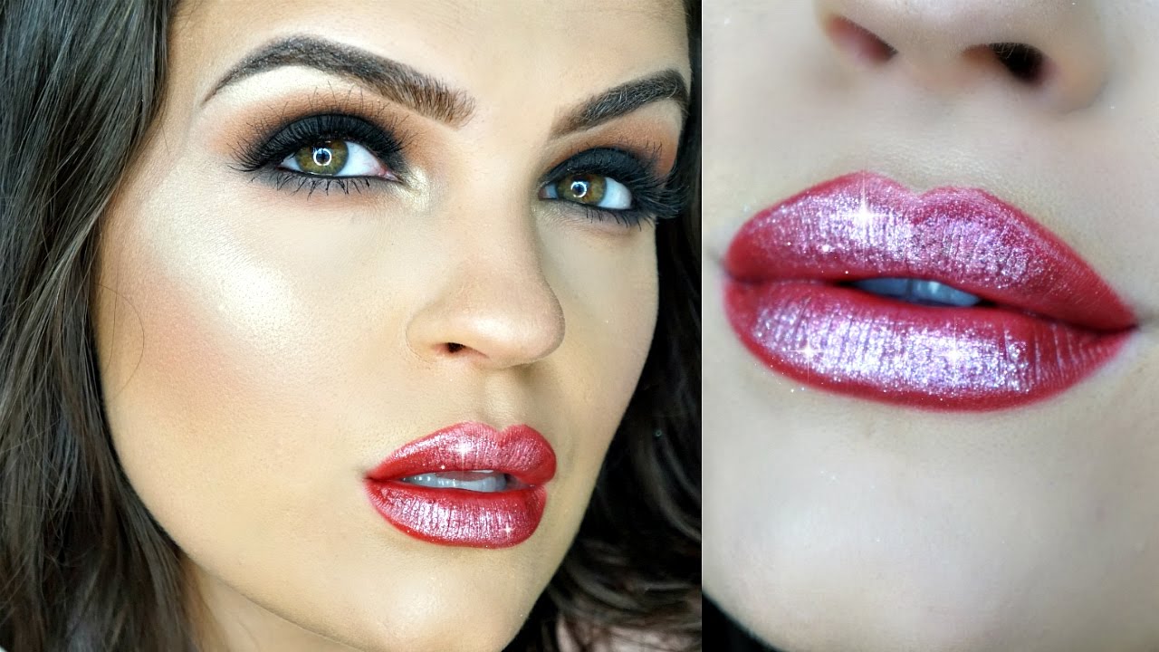 PROM SMOKEY GLITTER Makeup Tutorial | #GLITTAH LIPS