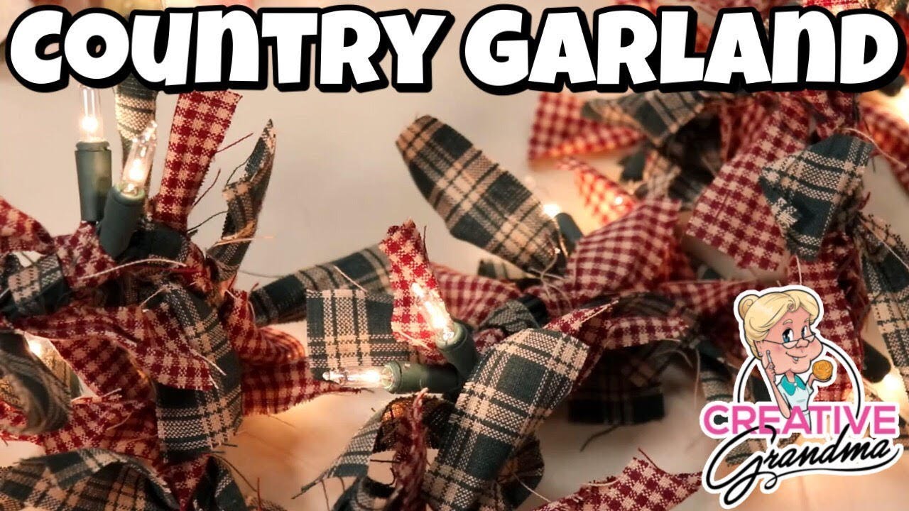 Beautiful Hand-Made Holiday Garland Lights (Easy DIY Crafts)