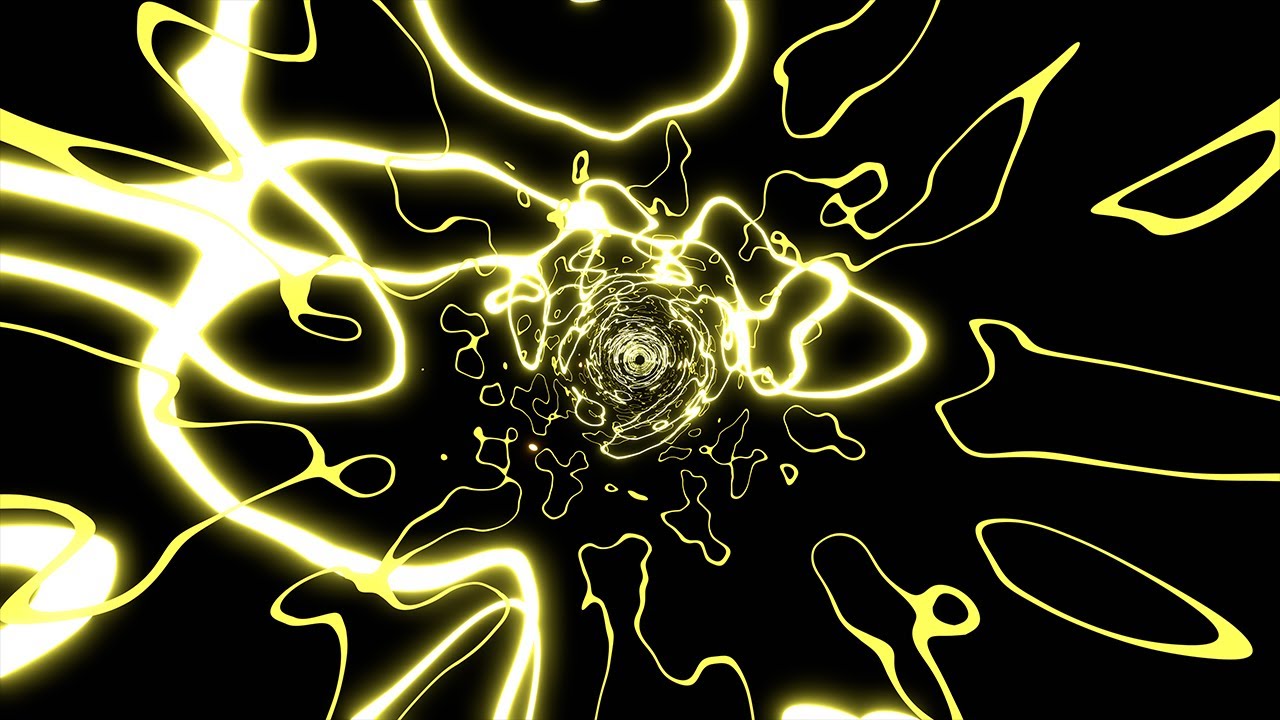 Golden Abstract Tunnel FREE Live Wallpaper Screensaver Video Background - 4K 5 hours VJ LOOP