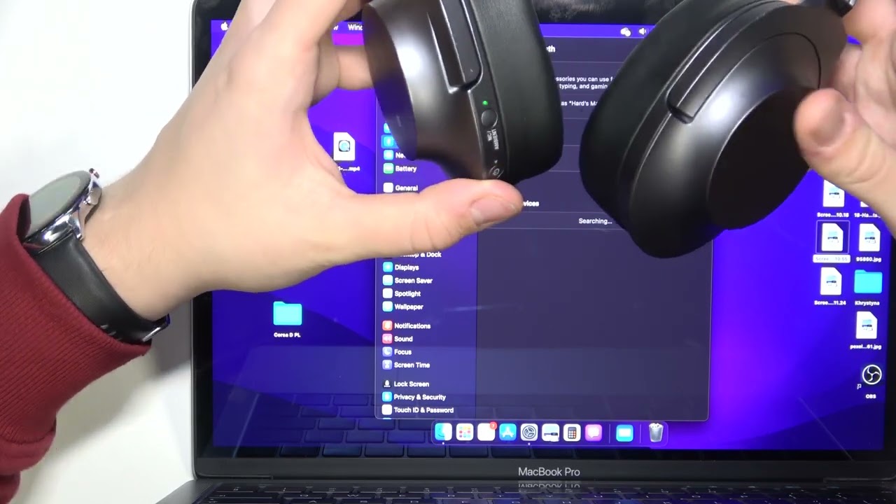 Sony WH-H900N - Как подключить к MacBook? | Быстрое Bluetooth-соединение