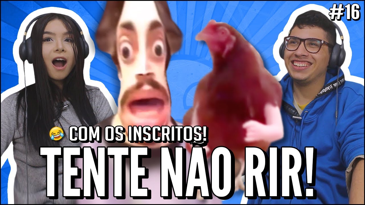JOVENS REAGEM A DESAFIO TENTE NÃO RIR DOS INSCRITOS 16 - SE RIR LEVA CHOQUE
