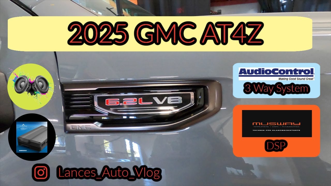 Another Beautiful 2025 GMC Truck Gets A Audio Control System Upgrade!