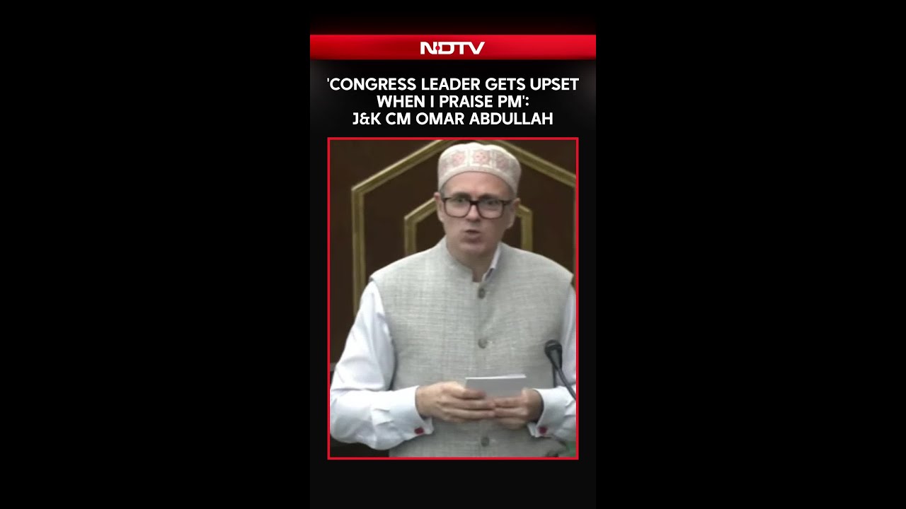 Omar Abdullah: 'Congress Leader Gets Upset When I Praise PM'