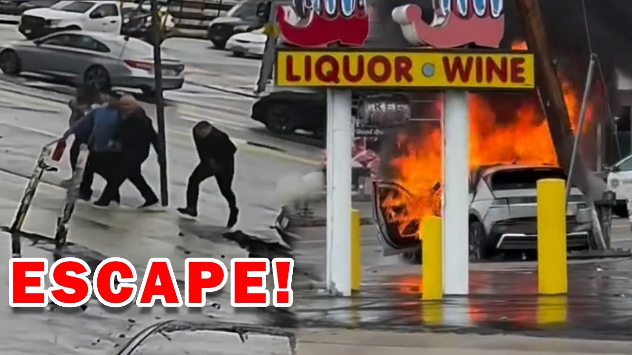 EV Slams Into Pole: What Saved the Driver?