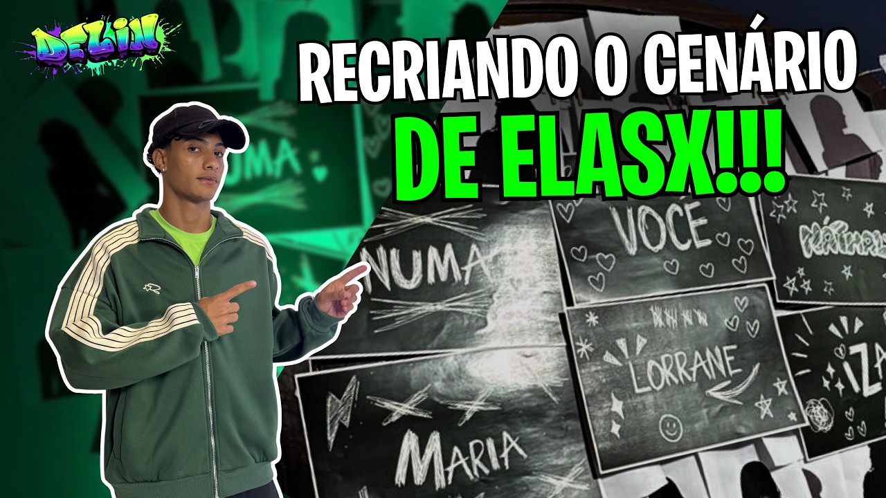 RECRIANDO O CENÁRIO DE ELASX!!! Ensinei tudo?*