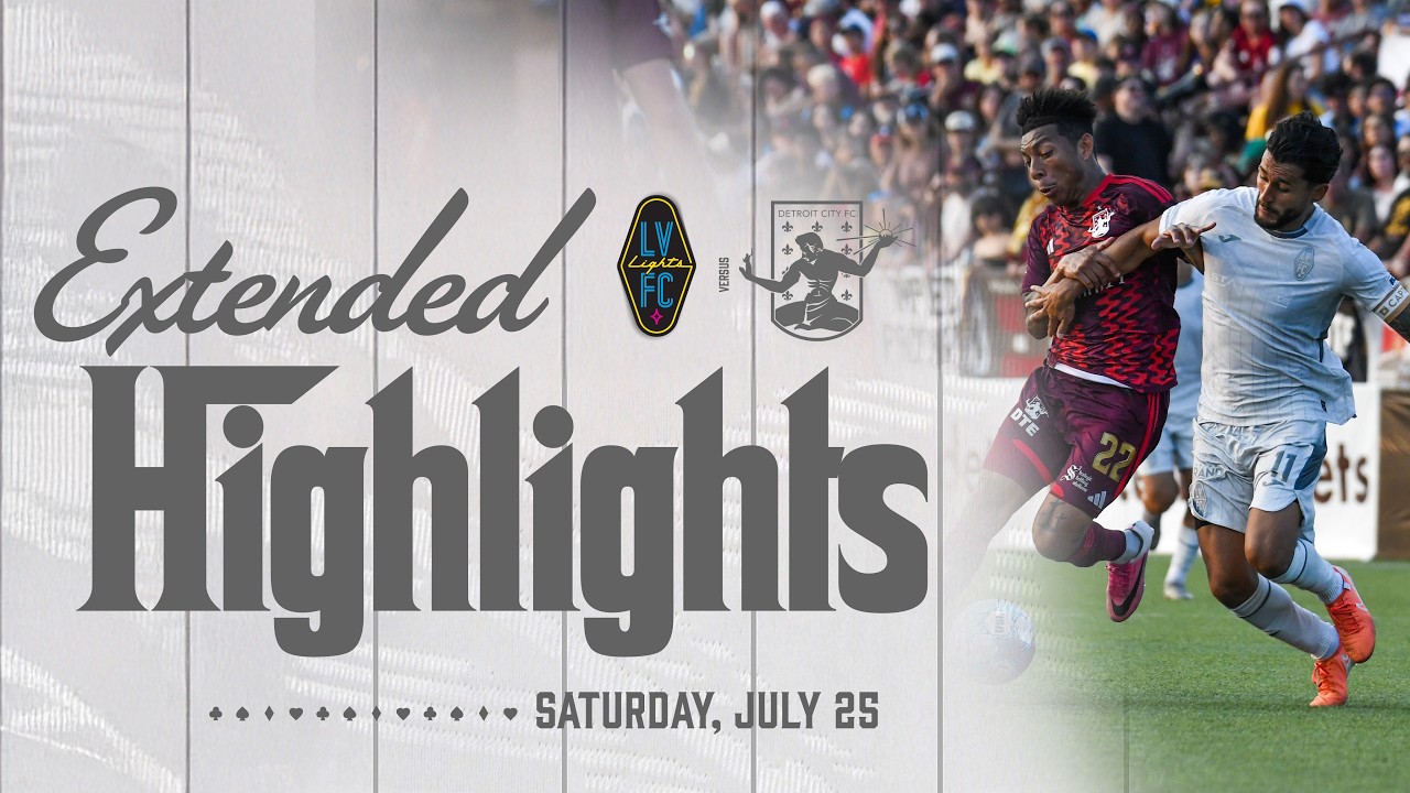 Are We Road Warriors Now? ⚔️ Detroit City FC vs  Las Vegas Lights FC - Extended Highlights