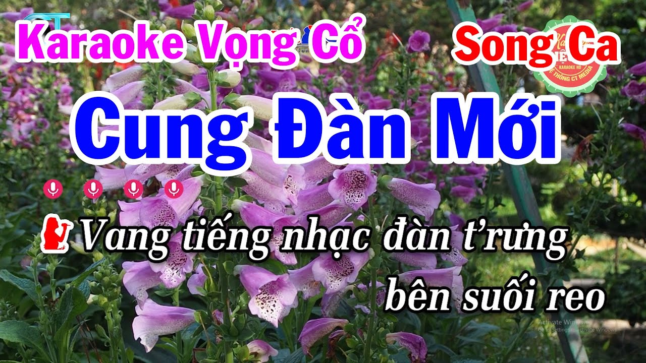 Karaoke Vọng Cổ Cung Đàn Mới Song Ca Beat Mới | Điệu Lý Karaoke