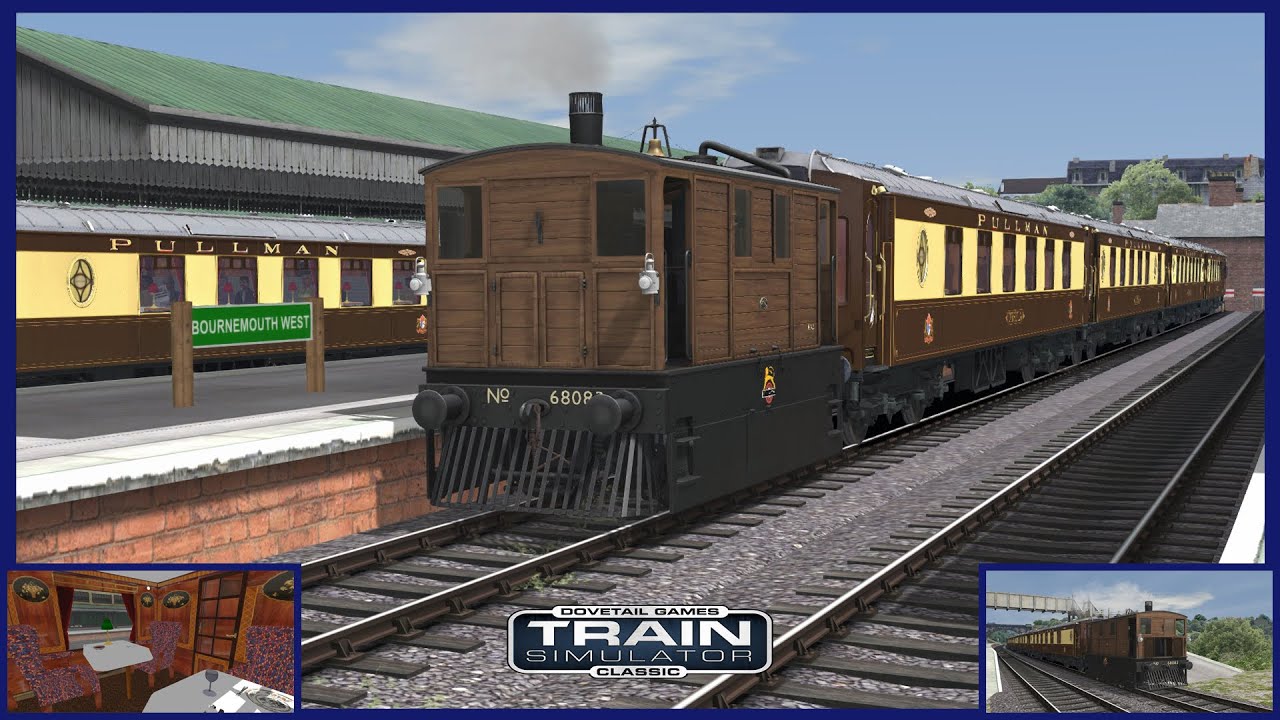 LNER Y6 steam tram pulling Matrix Trains' Pullman coaches ~ Train Simulator