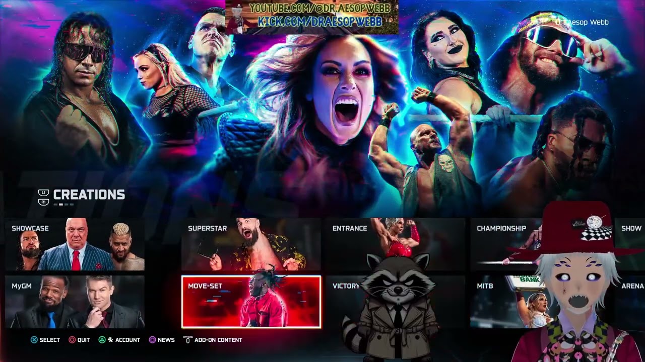 WWE2k25 Online RP league 01/10