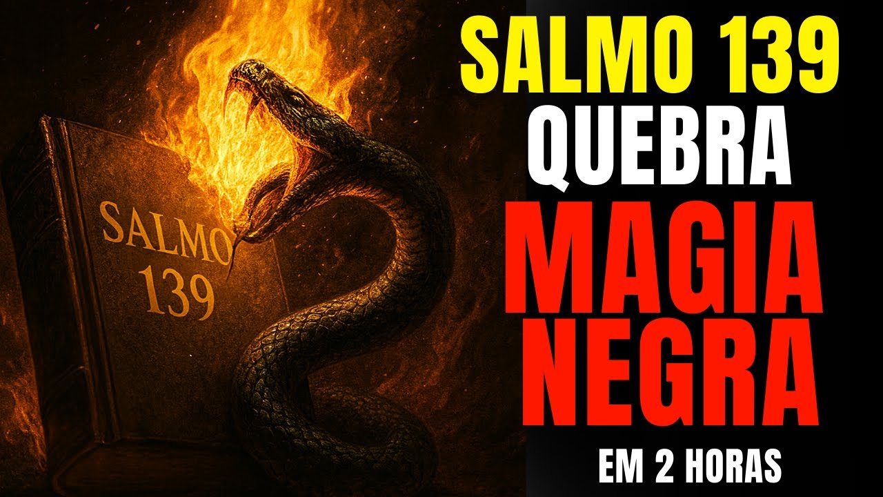 SALMO 139 QUE QUEBRA  A BRUXARIA, INVEJA E A MAGIA NEGRA  ENVIADA POR PESSOAS PRÓXIMAS - OUÇA AGORA!