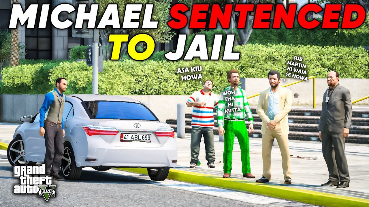 MICHAEL SENTENCED TO JAIL BECAUSE OF MARTIN | BOIZZ SAD | GTA 5 | Real Life Mods #494 | URDU |