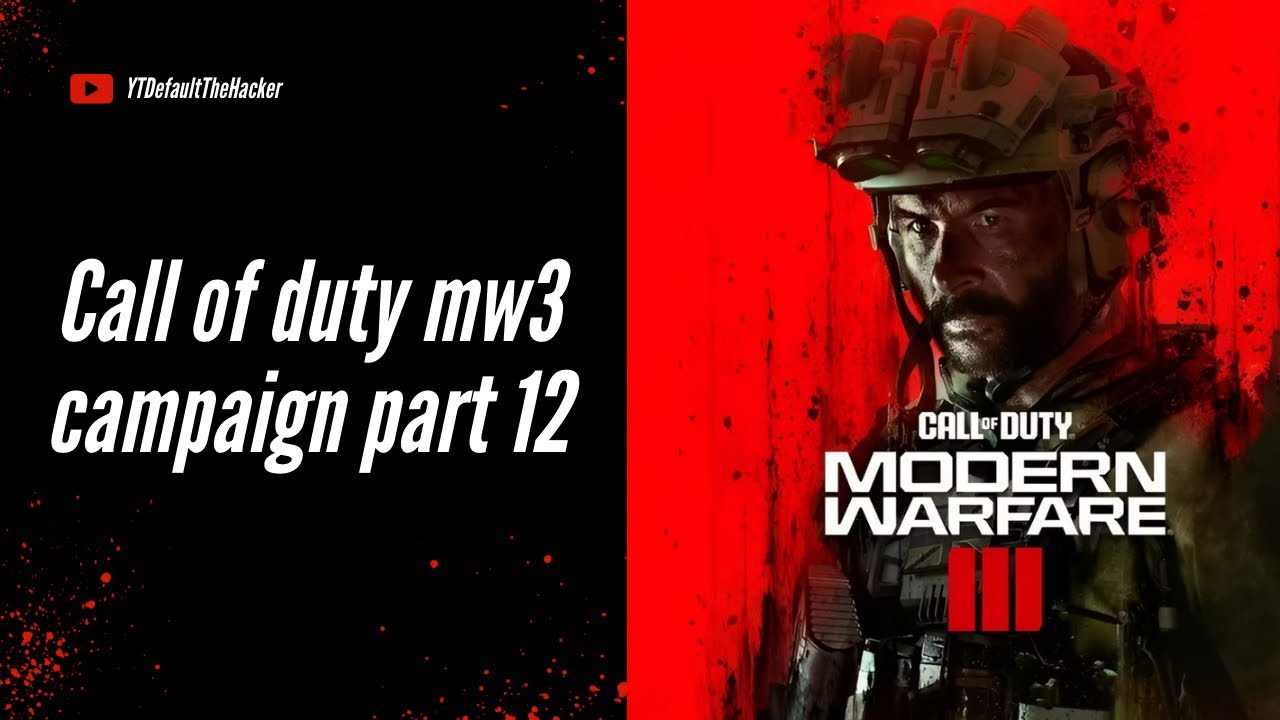 Call of duty mw 3 campaign part 12