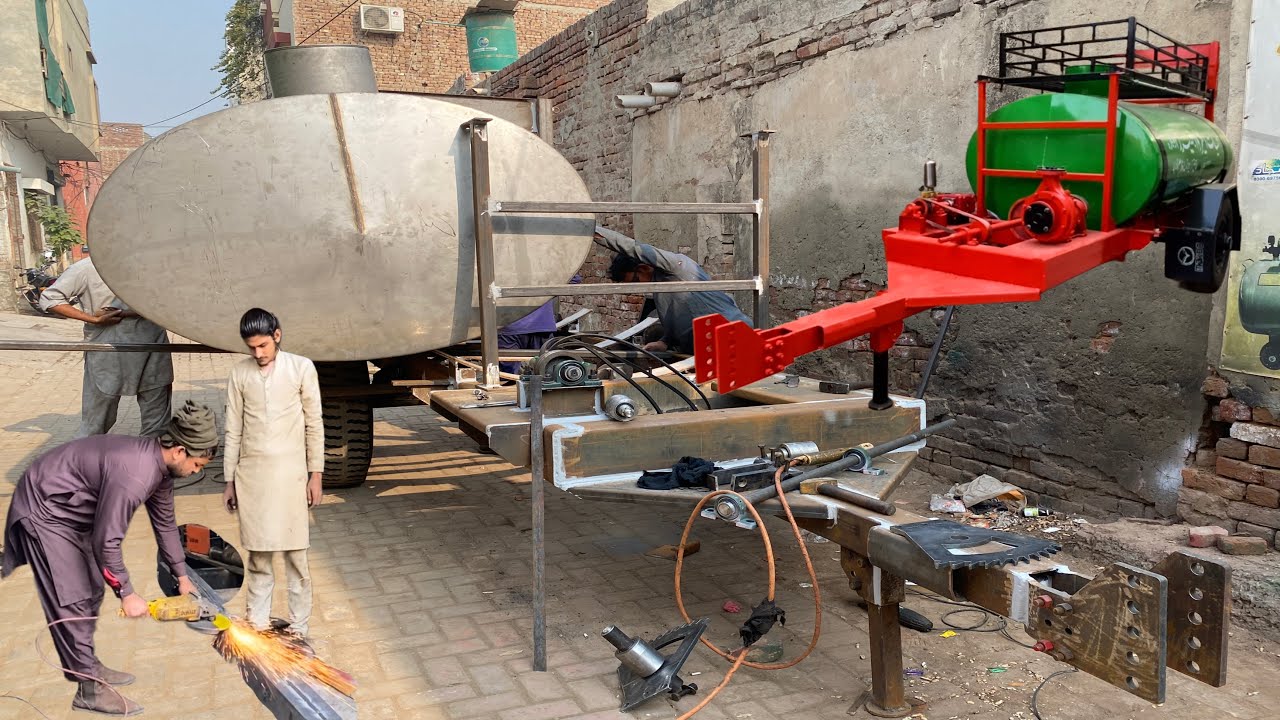 Tractor Water Tank 5000L Making Complete Process in Pakistan