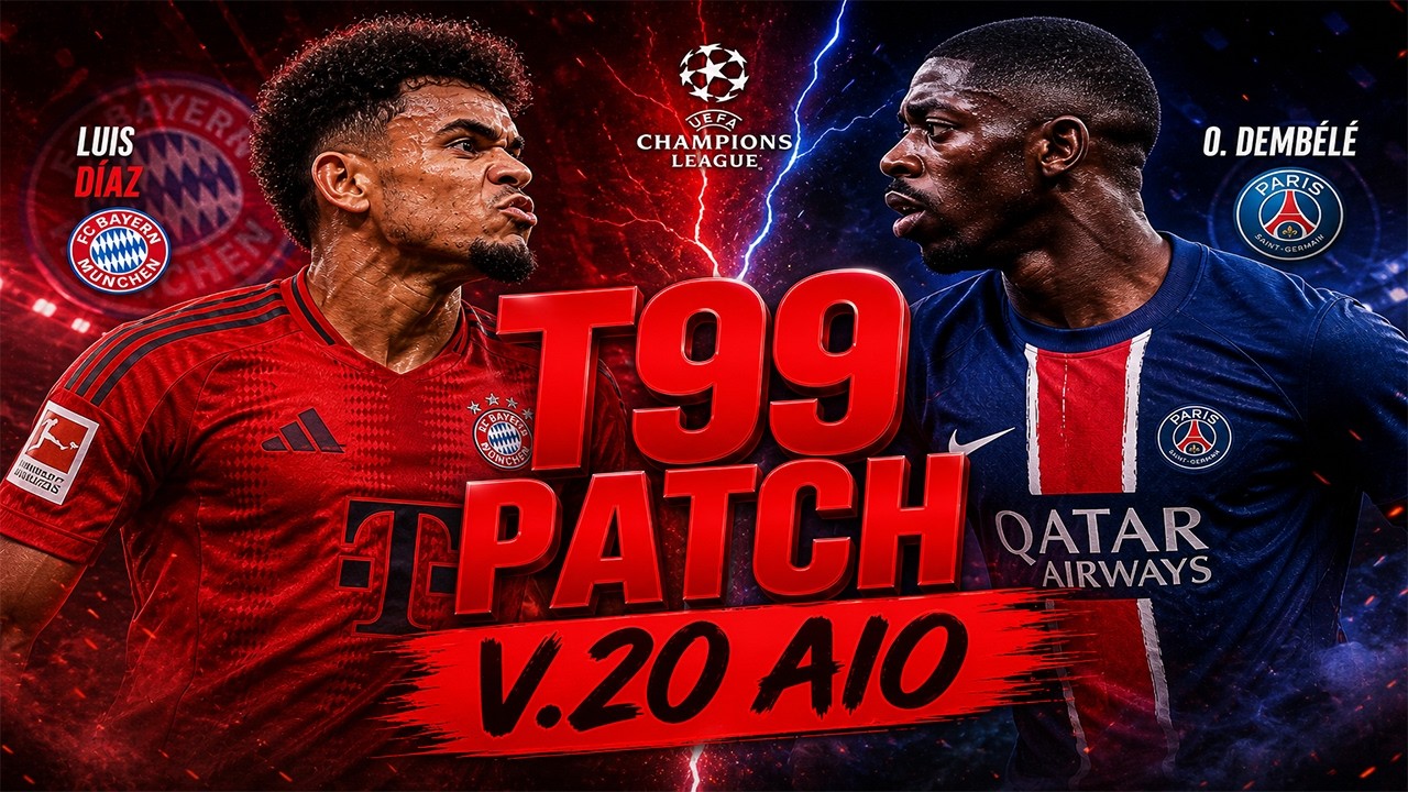 NUEVO T99 PATCH  V.20 AIO - PES 2017 PC