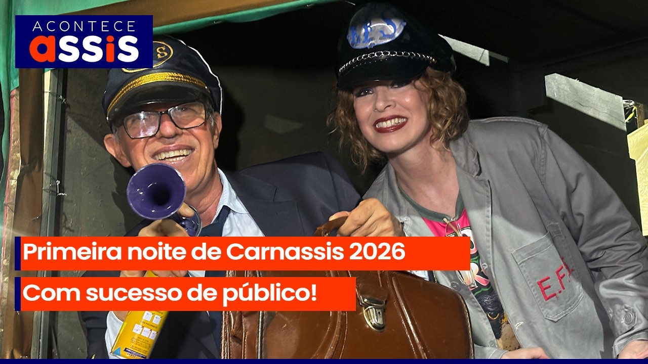 CARNASSIS 2026: V. O. emociona multidão com homenagem a herói ferroviário na abertura do Carnaval