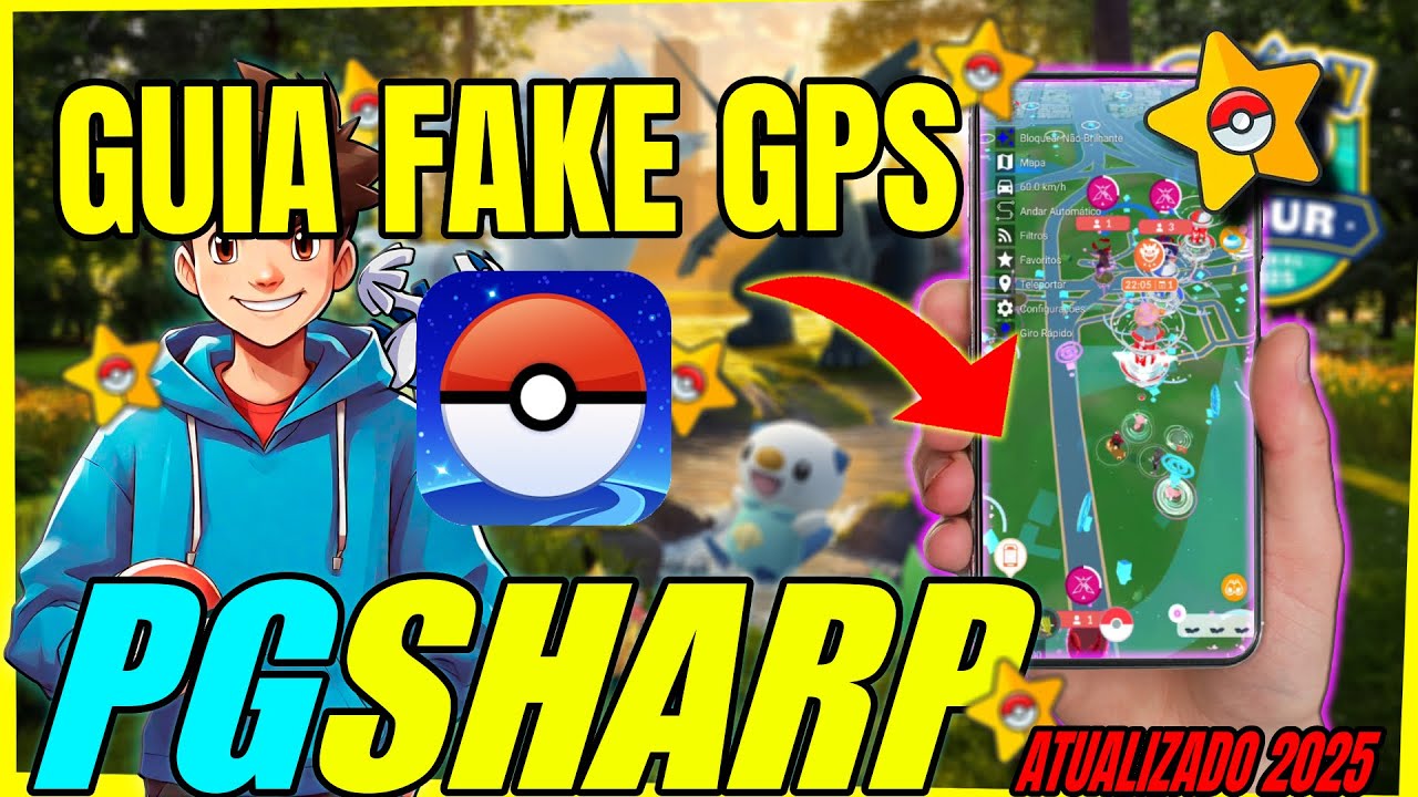COMO JOGAR DE FAKE GPS NO POKEMON GO! GRÁTIS ( ATUALIZADO 2025 ) #pokemongo #pgsharpfree #pgsharp