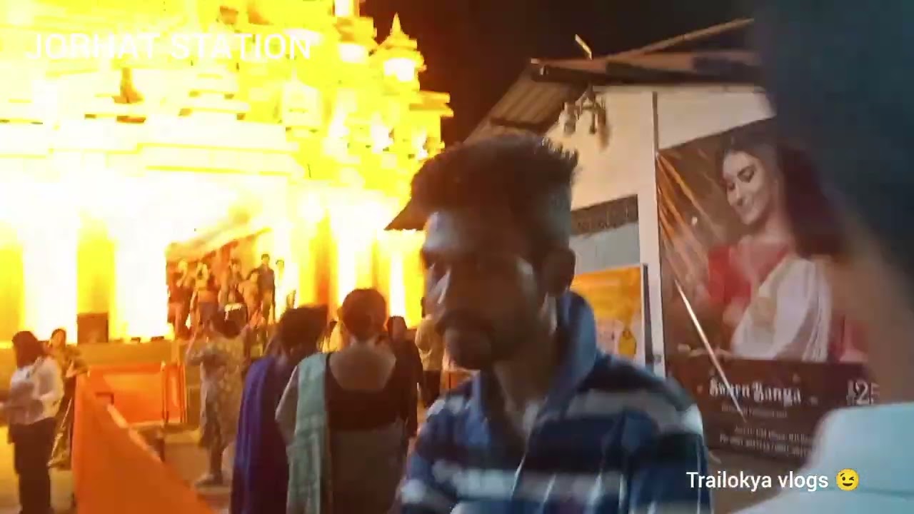 JORHAT STATION.  Durga puja 😉💥💦