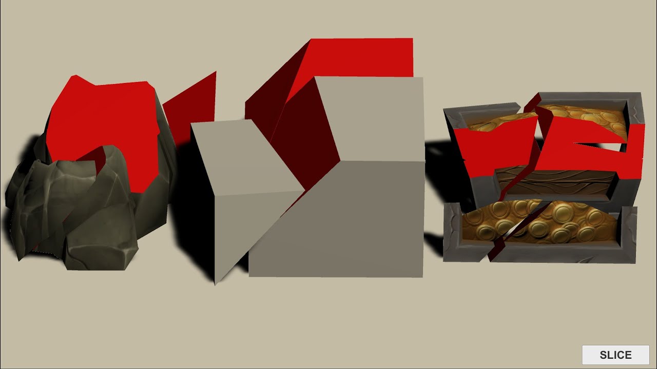 Slicer 3D Mesh - Unity3D