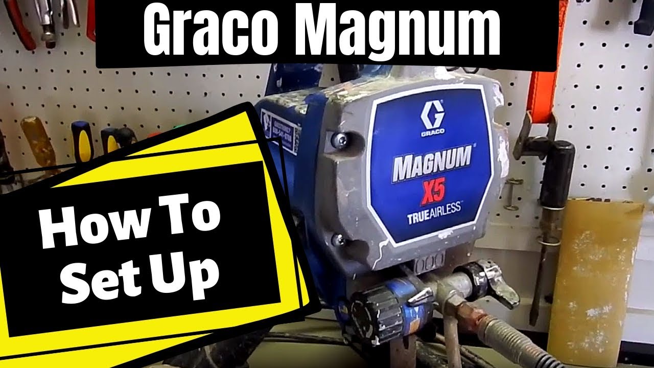 Как настроить краскораспылитель Magnum: Graco Magnum X5, X7, LTS 15 17, Project Painter Plus