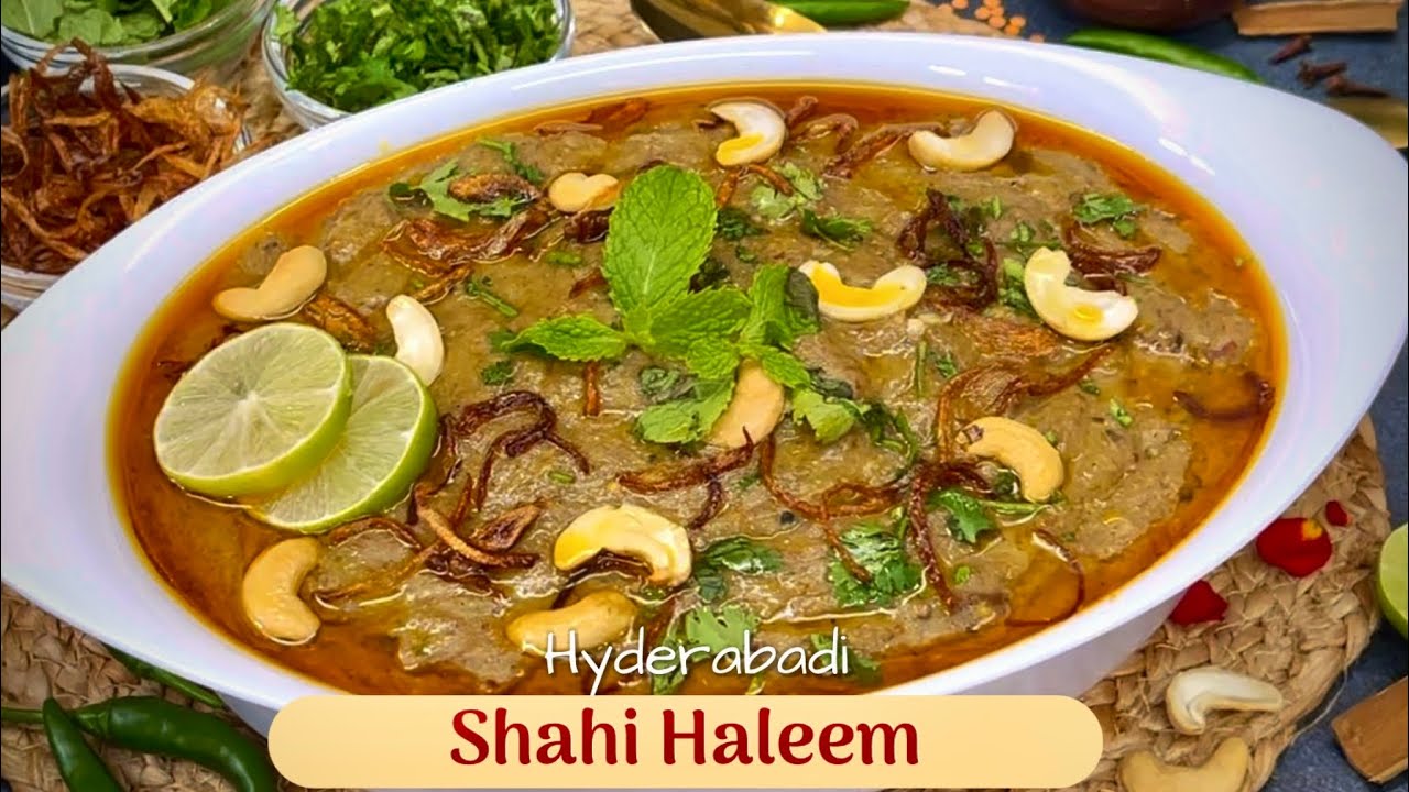 Hyderabadi Shahi Haleem Recipe | Famous Mutton Haleem Recipe |