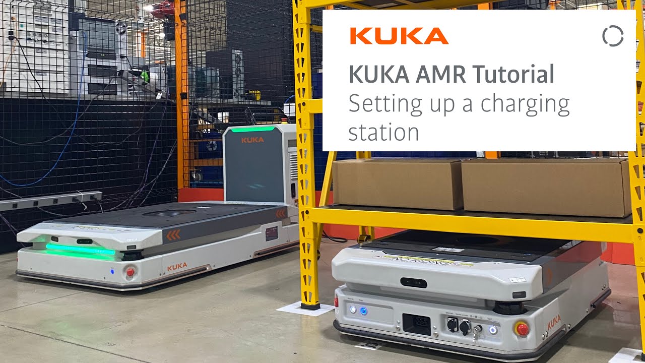 Учебное пособие по KUKA AMR — настройка зарядной станции