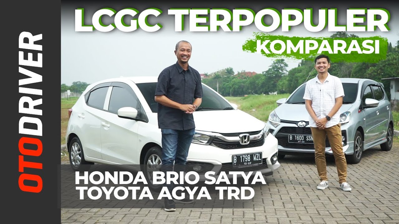 Honda Brio Satya VS Toyota Agya TRD 2020| Review Indonesia | OtoDriver