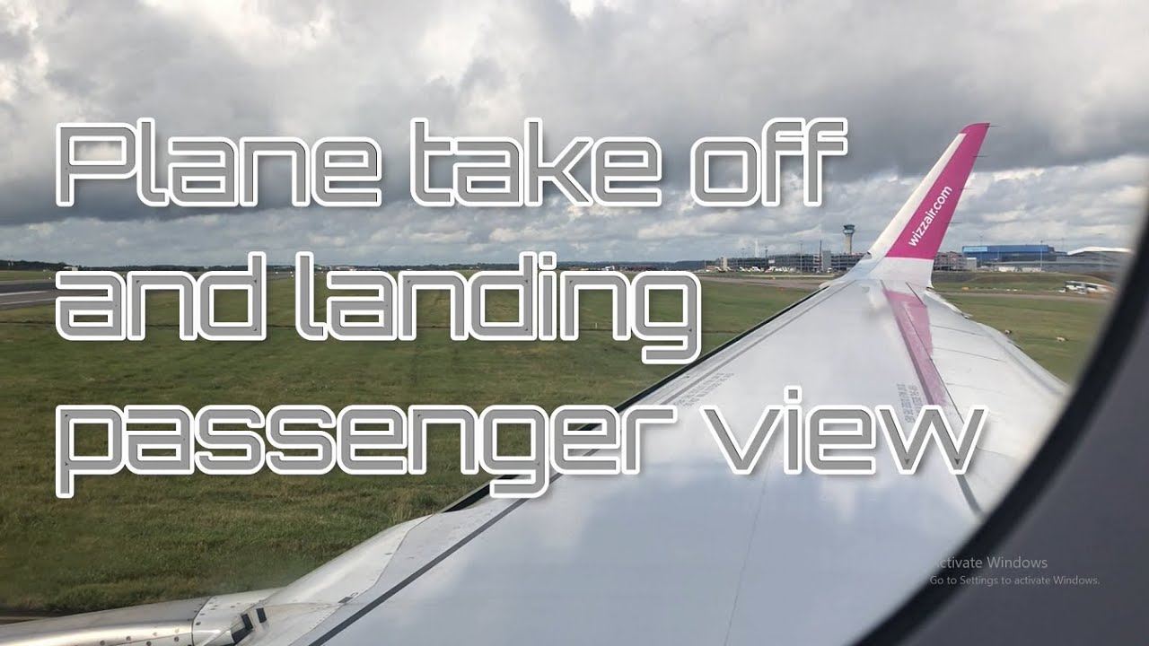 Plane take of and landing #London-Bucuresti2019
