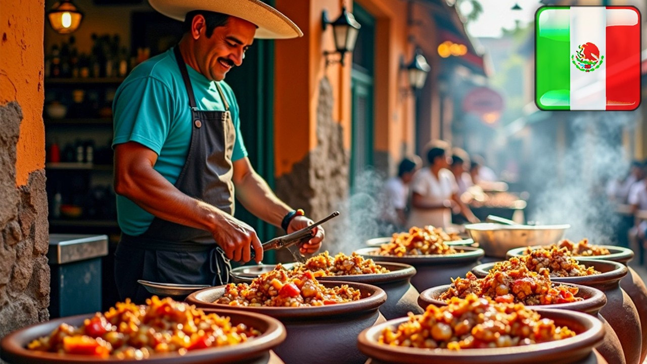 Aquí venden 10.000 TACOS al Día 😮🇲🇽 Birria, Carnitas y Tortas del Pueblo #tacos #birria