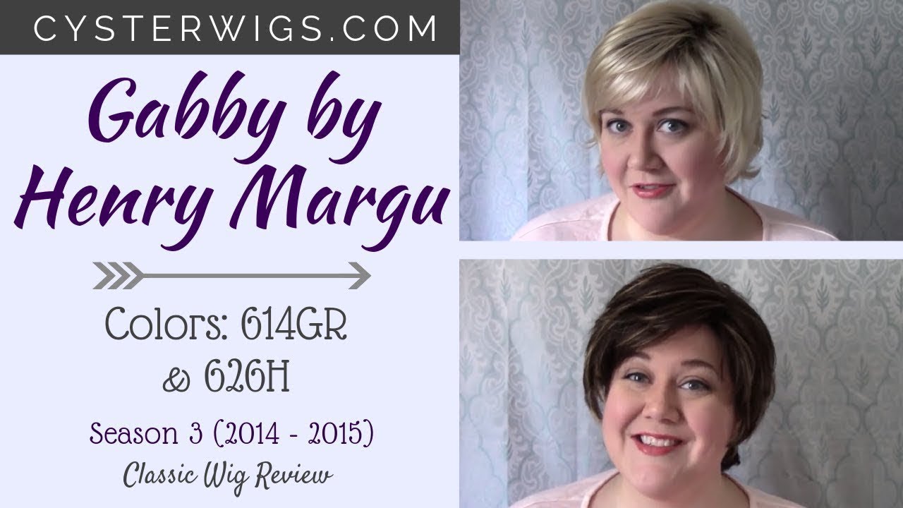 CysterWigs Wig Review: Gabby by Henry Margu in 2 colors: 614GR & 626H [S3E133 2014]