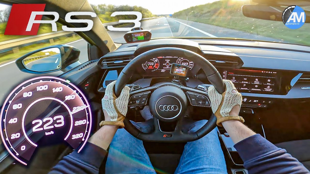 NEW! RS3 Sedan (400hp) | 0-200 km/h & 100-200 km/h acceleration🏁 | by Automann in 4K