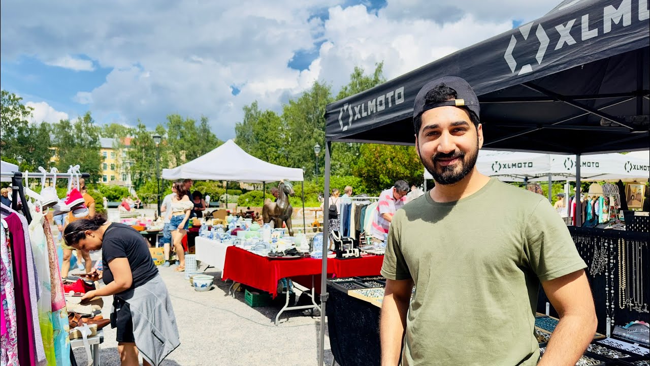 Cheap market in Norway | People buy used stuff here