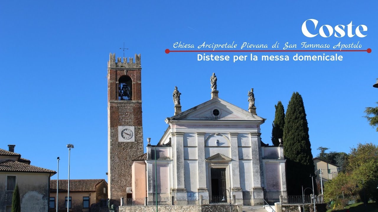 Campane di Coste, fraz. di Maser (TV) - C. Parr.le di S. Tommaso Apostolo - Messa domenicale (v.061)