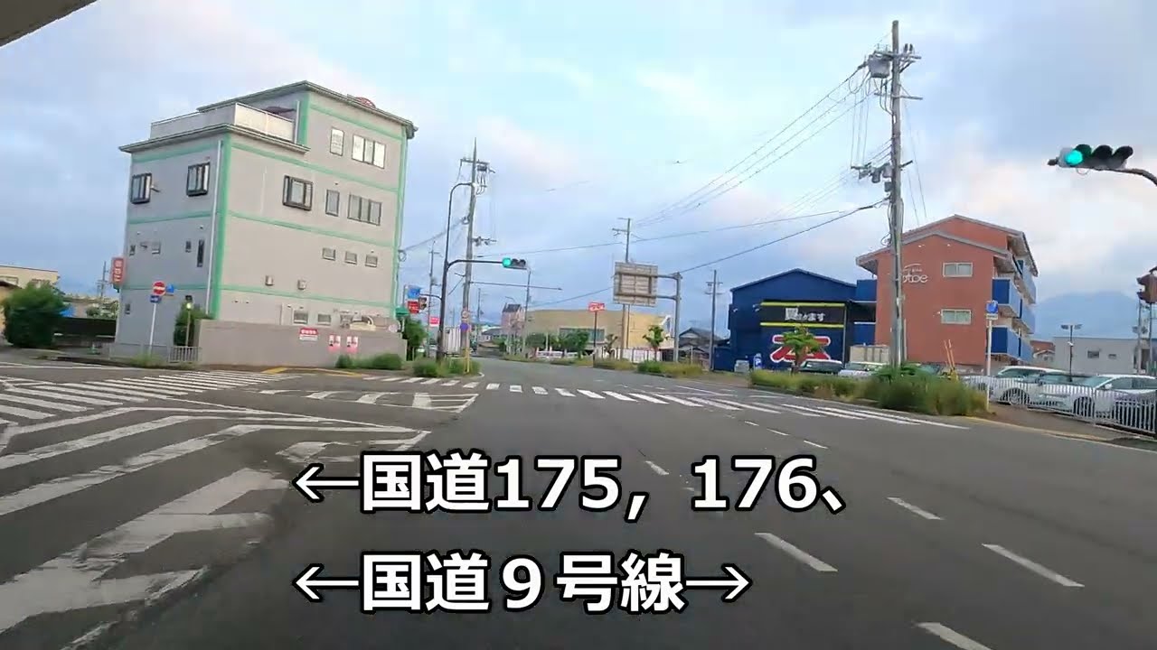 福知山車載動画　市街地ほぼ周回ルート？