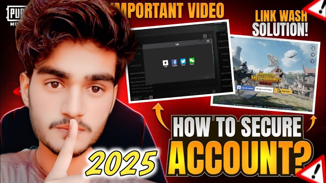 IMPORTANT ! Link Wash Solution | Secure￼￼ Your Account Now | How Recover Account |PUBGM