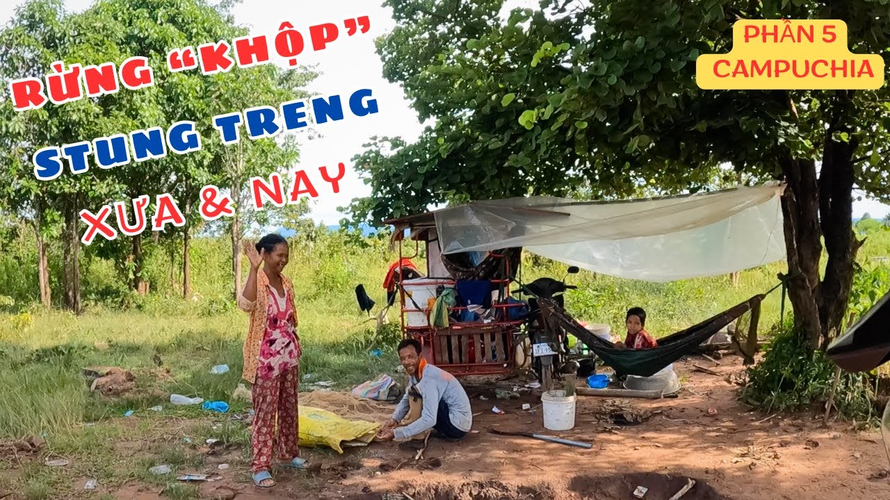 P5 - Campuchia : Rừng Khộp Stung Treng - Một thời không quên #Phuot_Duong_Kho 83