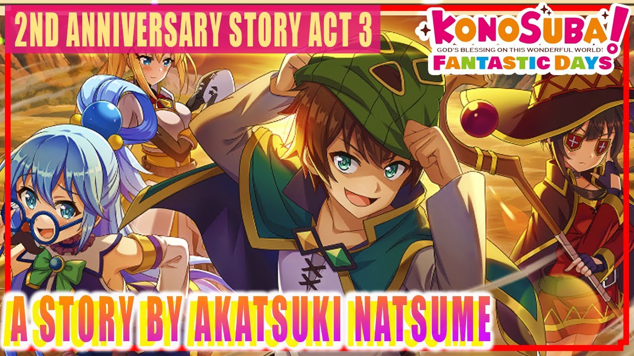 Kazuma, Megumin, Aqua, and Darkness are idiots! | Anime KonoSuba 2nd Anniversary Story Act 3