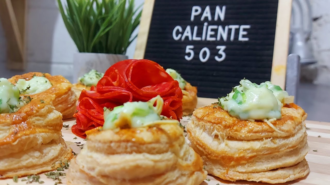 Como hacer volovanes de pollo.