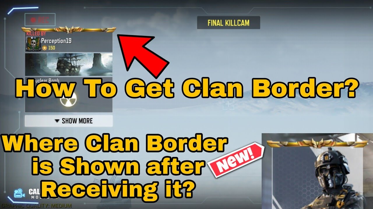 How to Get Clan Border in COD Mobile | Where Clan Border is Shown | How to Equip it | Wisdom Frost