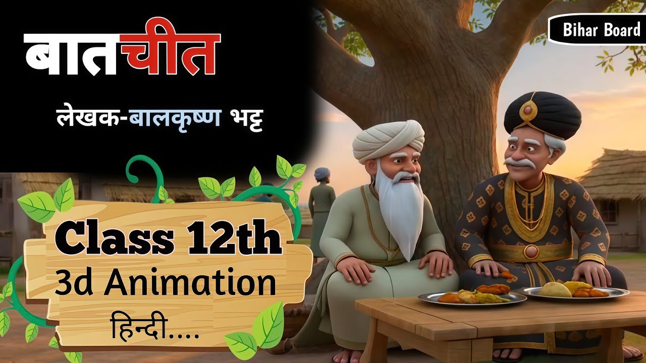 बातचीत | Batchit class 12 bihar board hindi | Animation | Explain