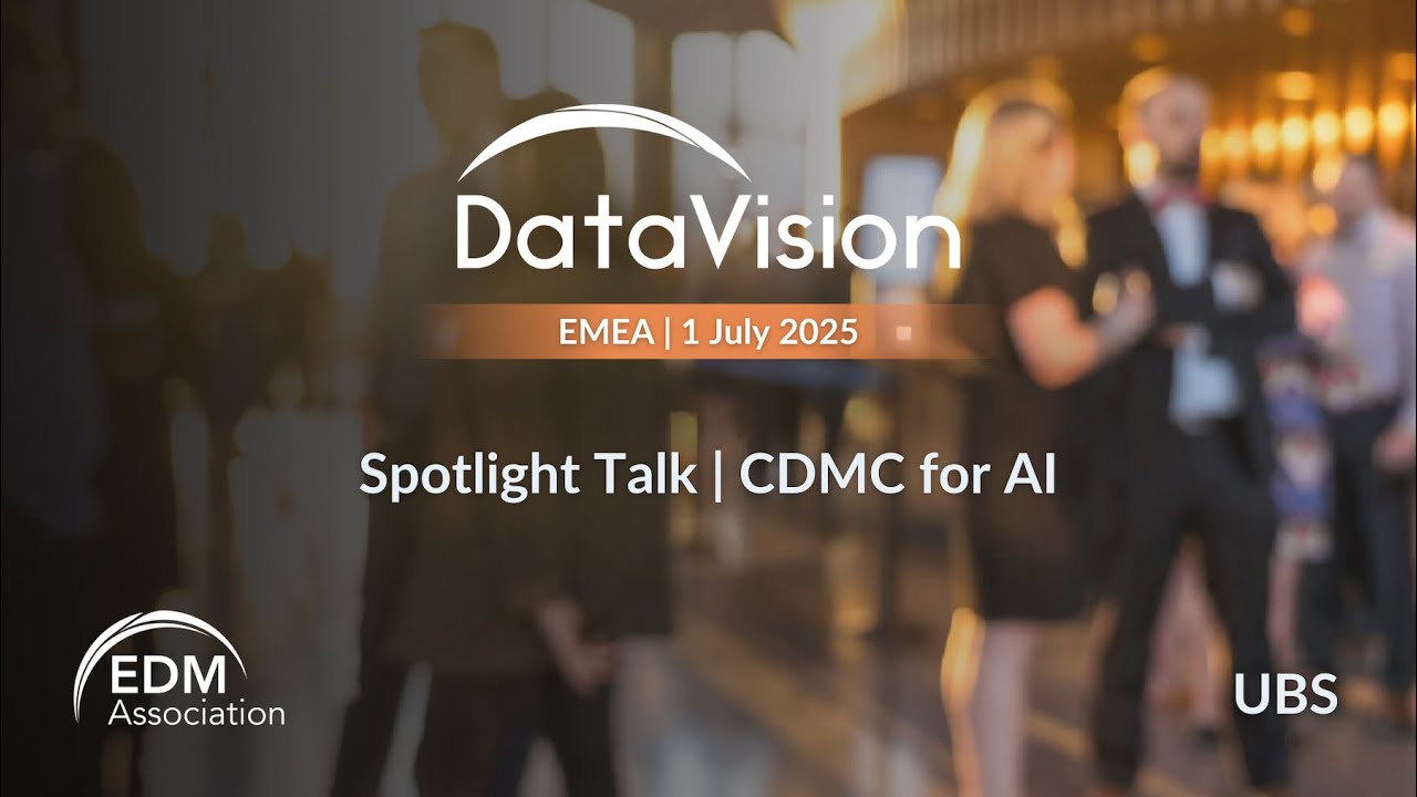 DataVision 2025 EMEA - Spotlight Talk: CDMC for AI