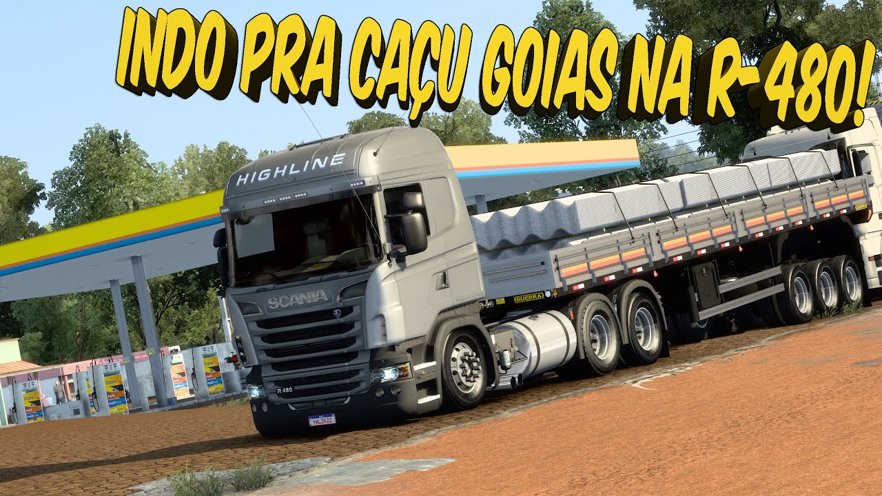 SCANIA R-480 RONCANDO MUITO NA GRANEL 3 EIXOS - CAÇU GOIAS MAPA RBR