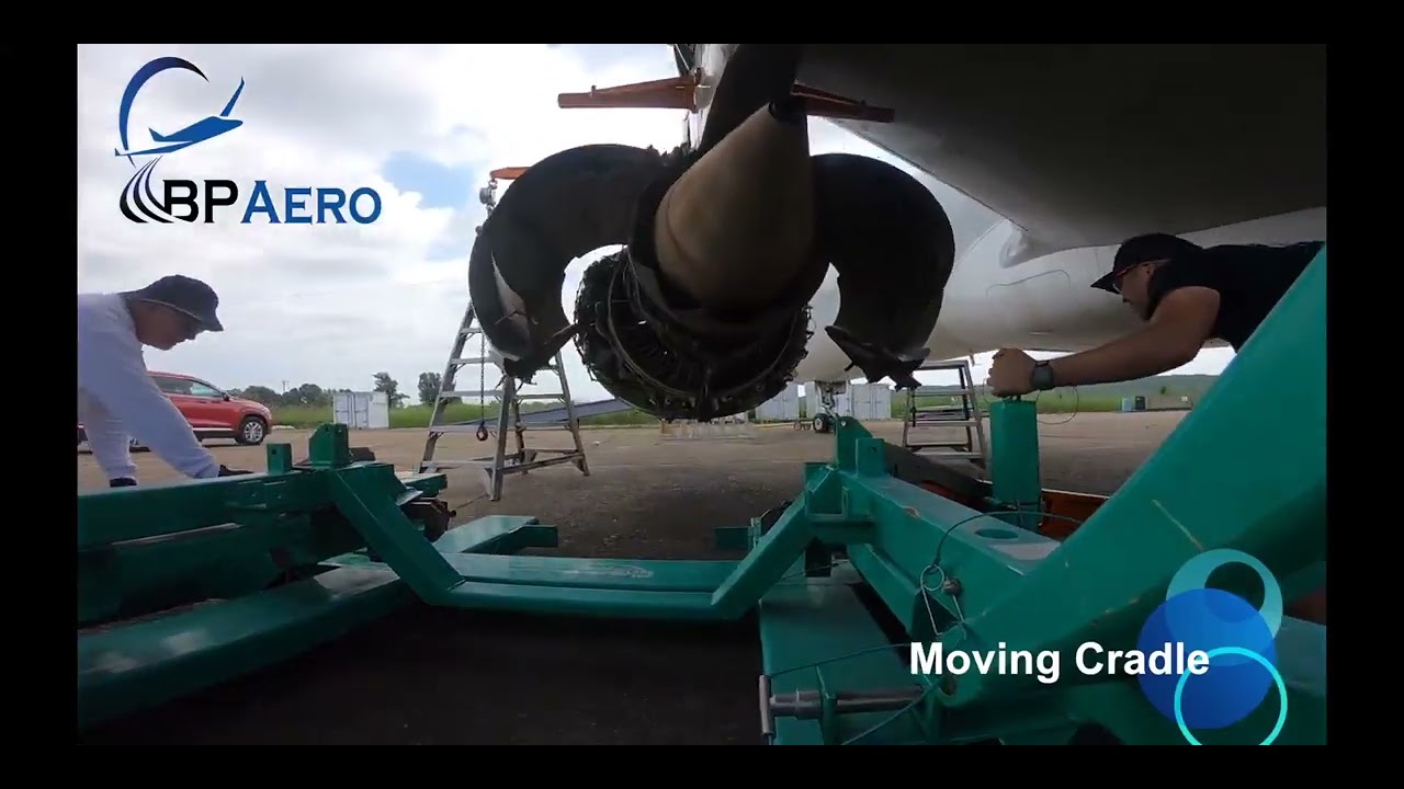EMB_190, CF34-10 Engine Change