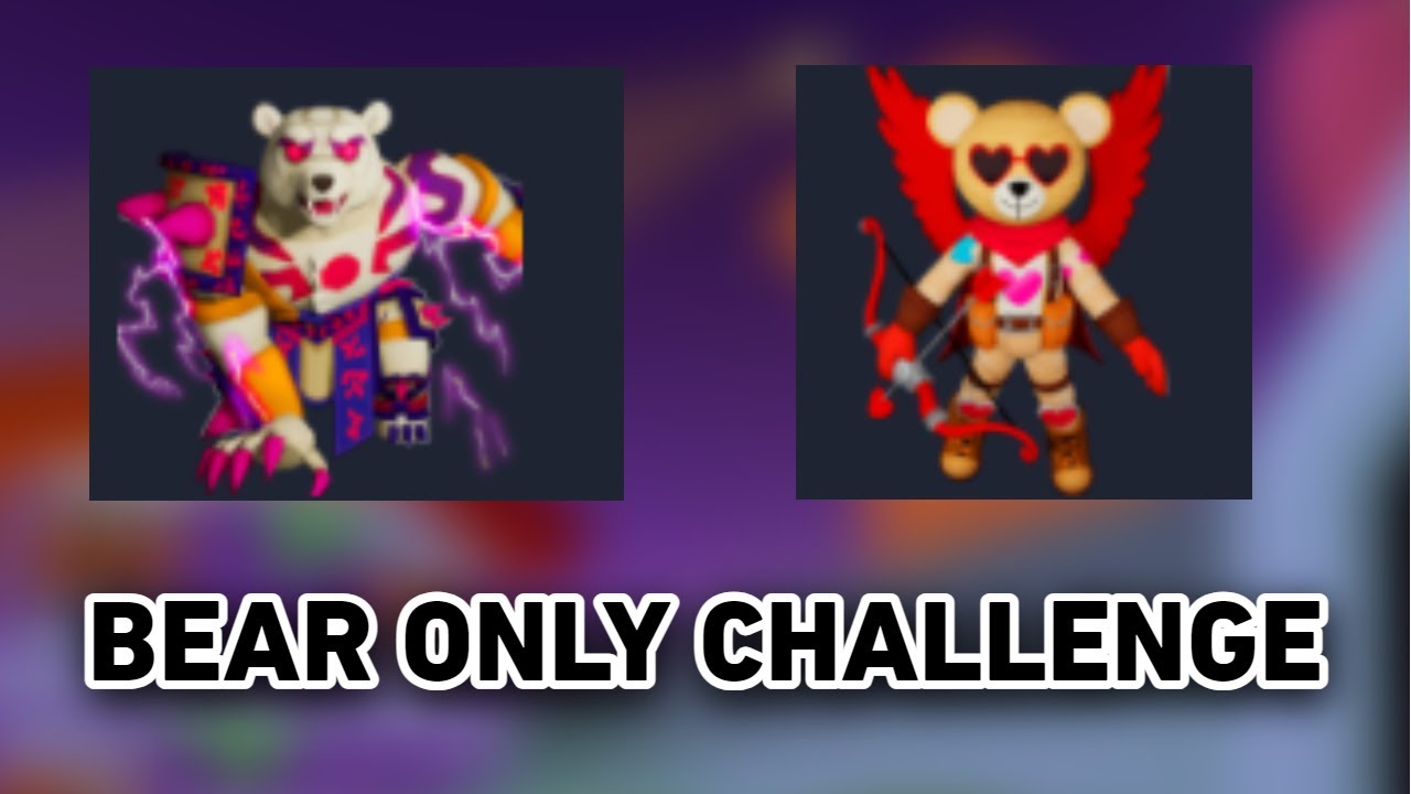 BEAR ONLY CHALLENGE!!! (World Defenders)