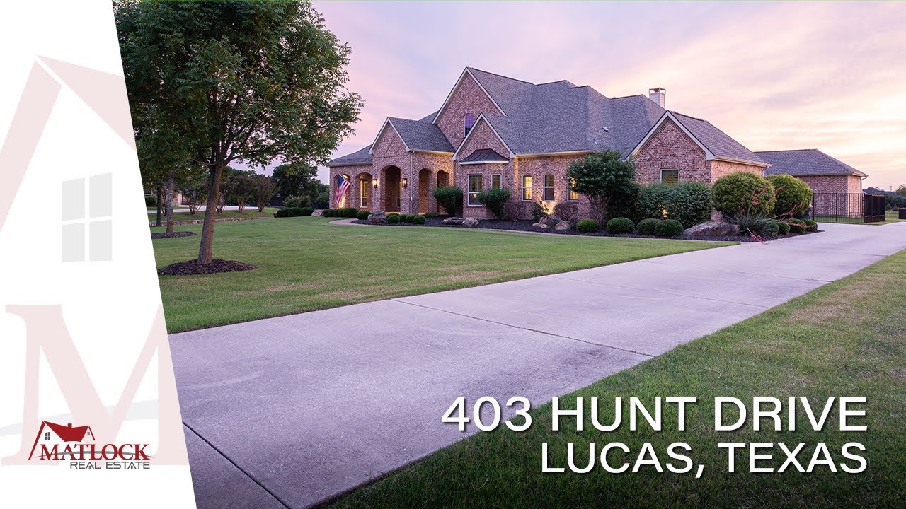 403 Hunt Drive, Lucas, Texas - Luxury Homes for Sale in Lovejoy ISD - Shot in Stunning 4K!