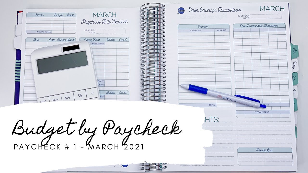 Budget by Paycheck | March Paycheck #1